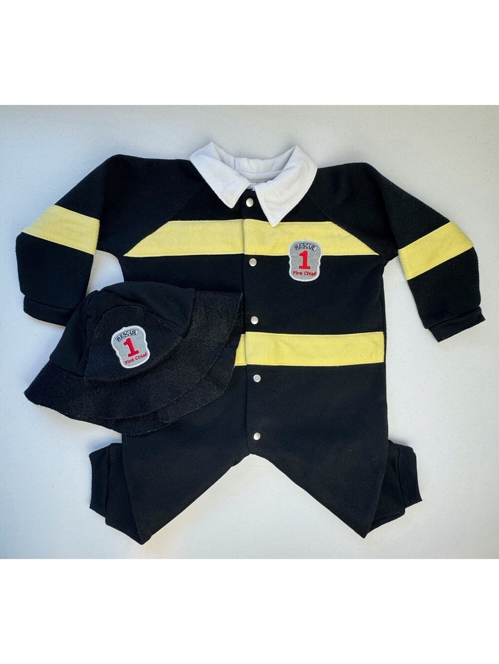 Babygro Fire Chief Outfit & Hat Costume 6-9 Months